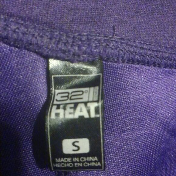 32 Heat Purple Pull-on Sweatpants Joggers w Drawstring S - Picture 6 of 8